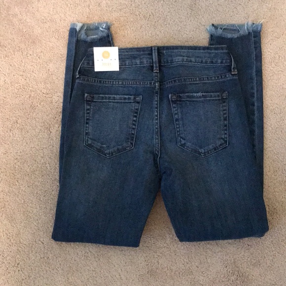 ⤵️ 2 left!! Skinny Distressed Cropped Jean - Picture 6 of 8